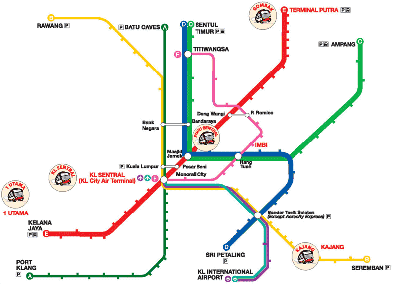 Go Genting Express Easy Access Map