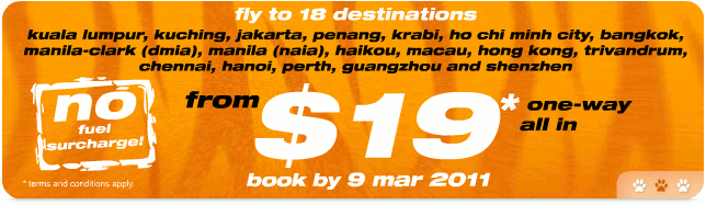 Tiger Airways - Fly To 18 Destinations From $19