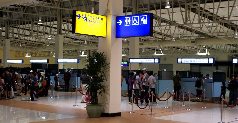 Immigration counters at LCCT