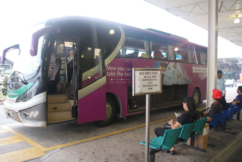 Shuttle bus from LCCT to Salak Tinggi station