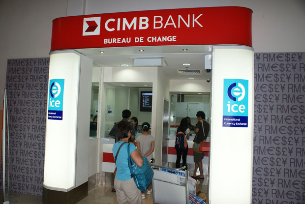 CIMB Money Exchange Counter