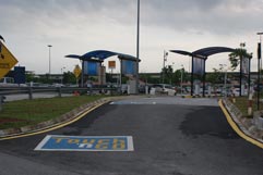 LCCT Parking Zone A, Entrance