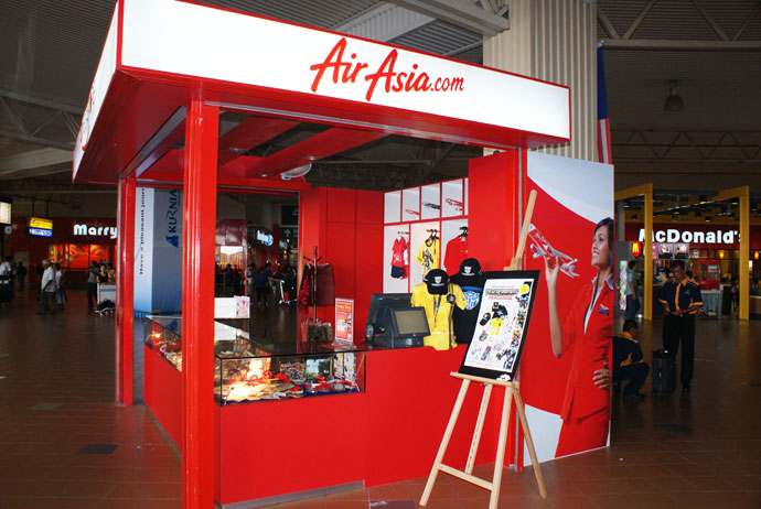 AirAsia souvenir booth, LCCT