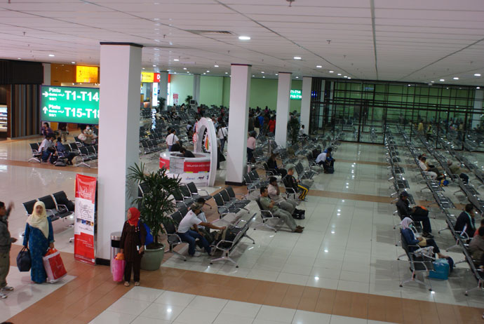 Waiting areas, international departure, LCCT