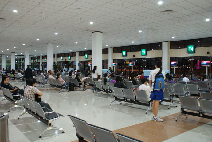 Waiting areas, international departure, LCCT