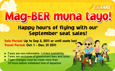 Cebu Pacific Air - Mag-BER muna tayo!