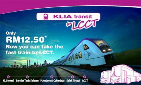 KLIA Transit to LCCT for RM12.50