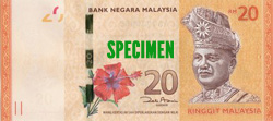 Twenty Malaysia Ringgit (RM20)
