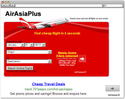 airasiaplus.com Check Air Fare tool